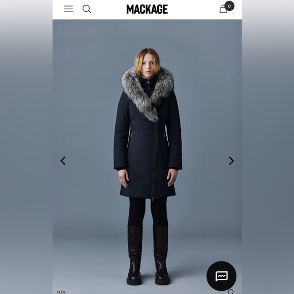 Mackage Jackets & Blazers - Mackage puffer, fur hood, leather accent women’s jacket size M. Mint condition